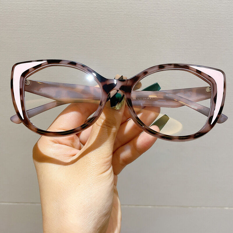 Moulton Cat Eye Pink Glasses