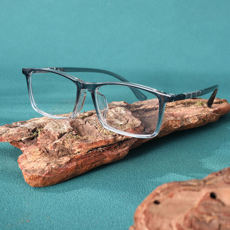 Graddie Rectangle Grey Glasses