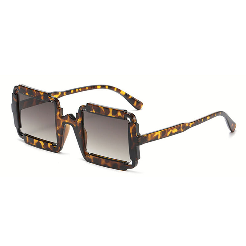 Persis Square Tortoise Sunglasses