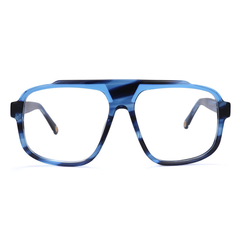 Minguell Aviator Blue Glasses
