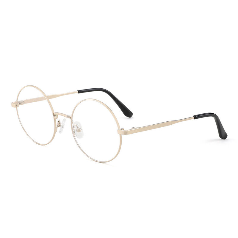 Joinet Round Gold Glasses