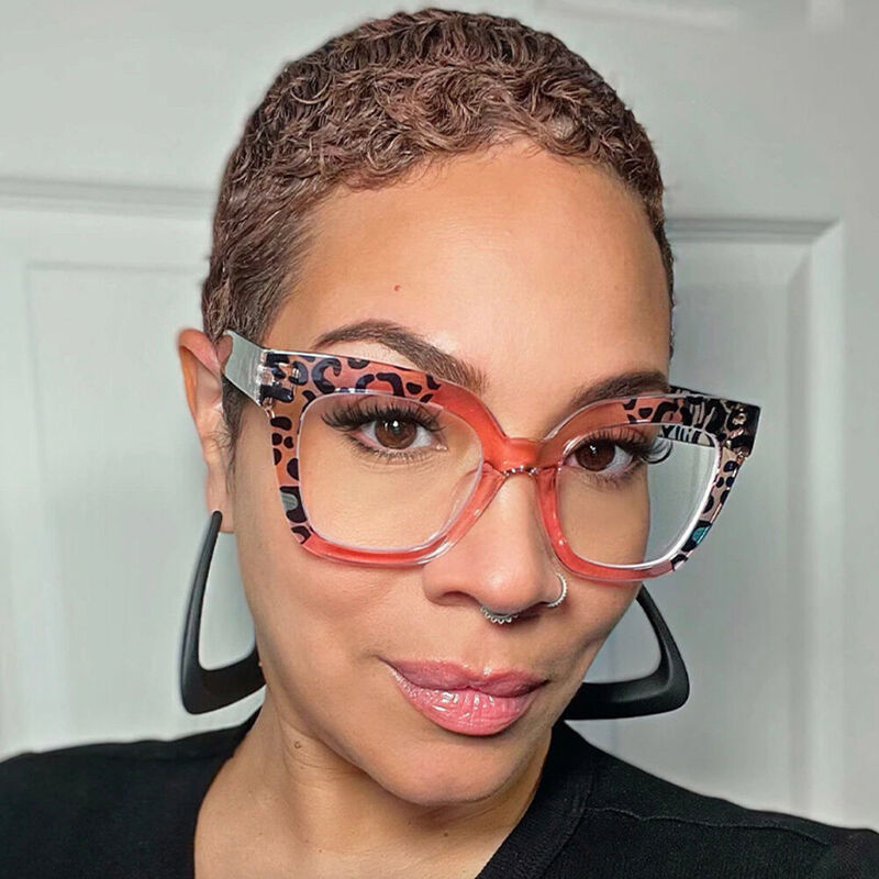 Lamb Cat Eye Pink Glasses