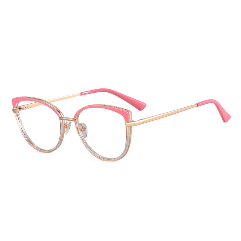 Whitma Cat Eye Pink Glasses