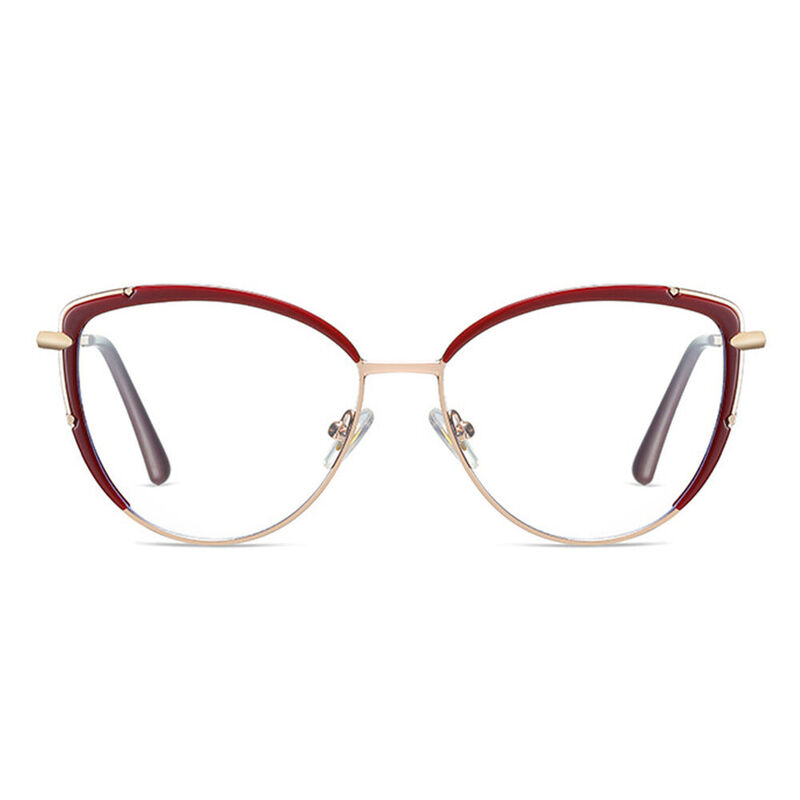 Goldsmith Cat Eye Red Glasses