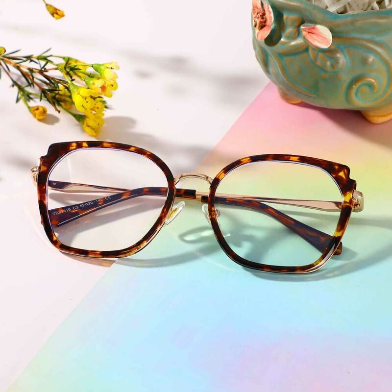 Lunettes de Vue Amelia Cat Eye Écaille