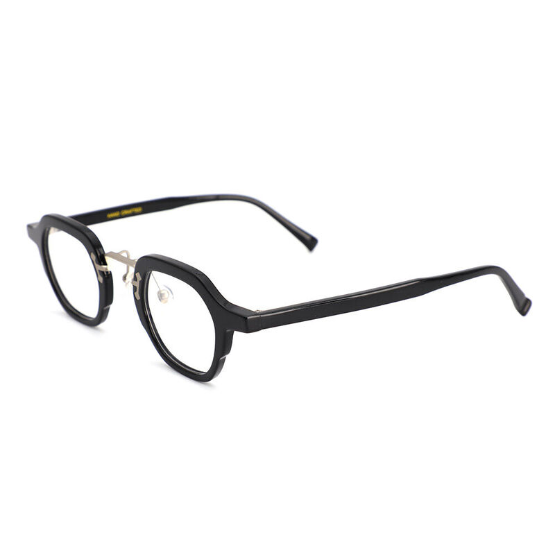 Ivan Square Black Glasses