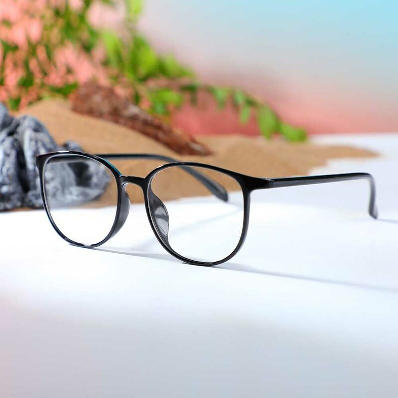 Gerald Square Black Glasses