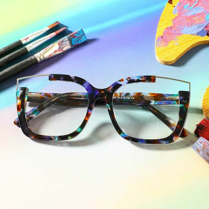 Occhiali da Vista Veromca Cat Eye Multicolore