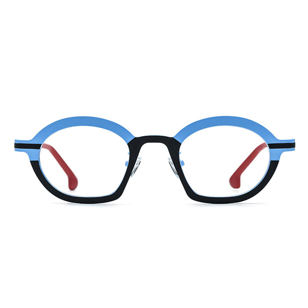 Bartholom Oval Blue Glasses