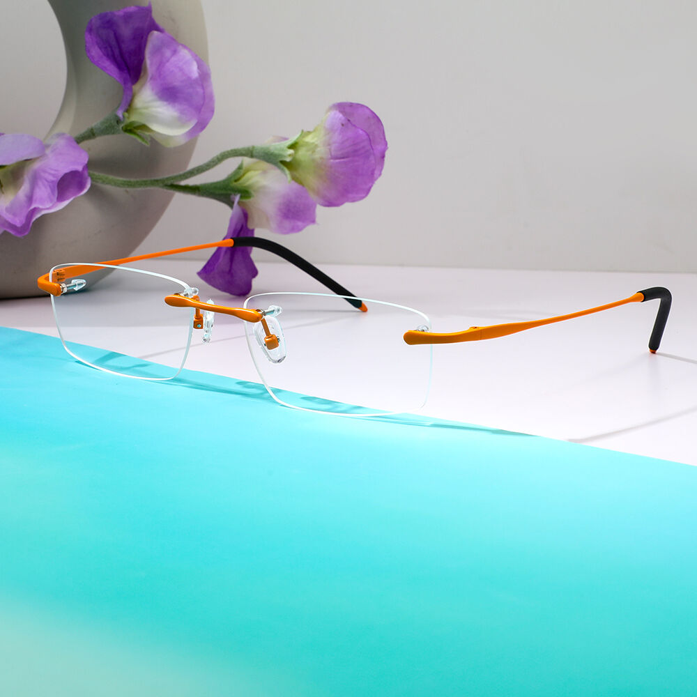 Occhiali da Vista Dorothy Rettangolare Arancione