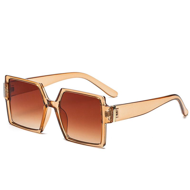 Ericka Square Champagne Sunglasses