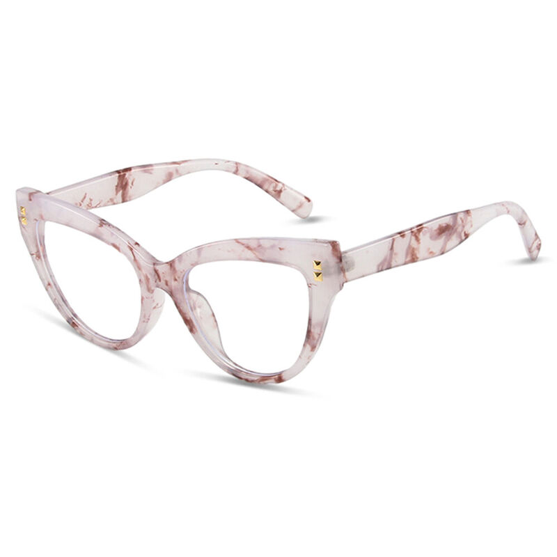 Bevis Cat Eye Pink Glasses