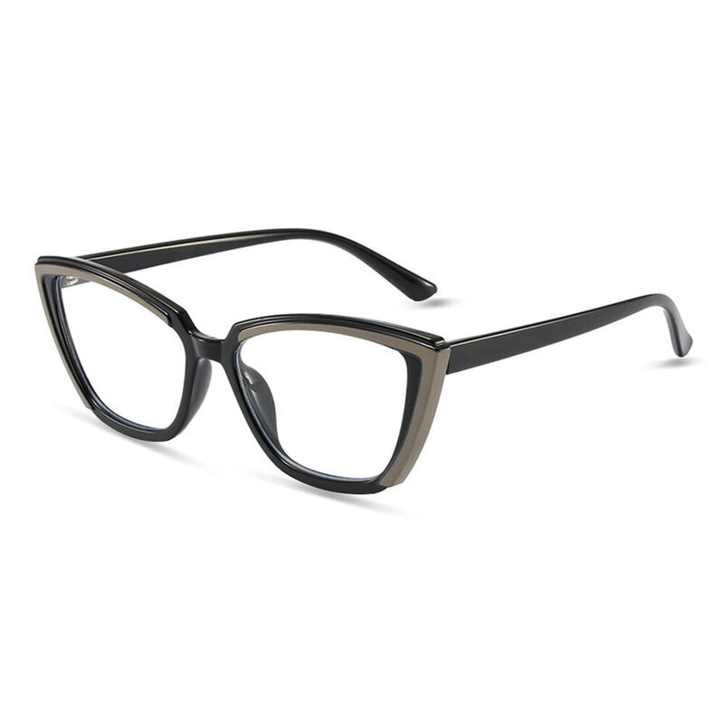 Keynes Cat Eye Black Glasses