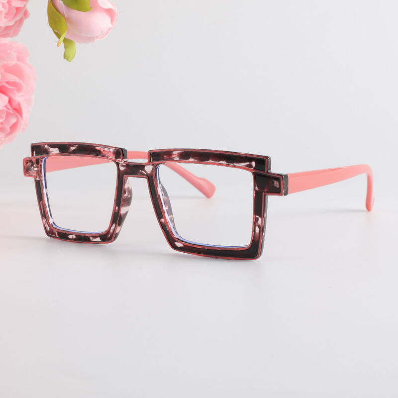 Flossie Square Brown Glasses