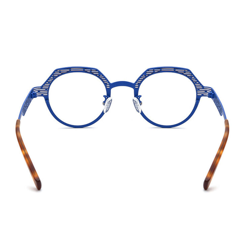 Caush Geometric Blue Glasses