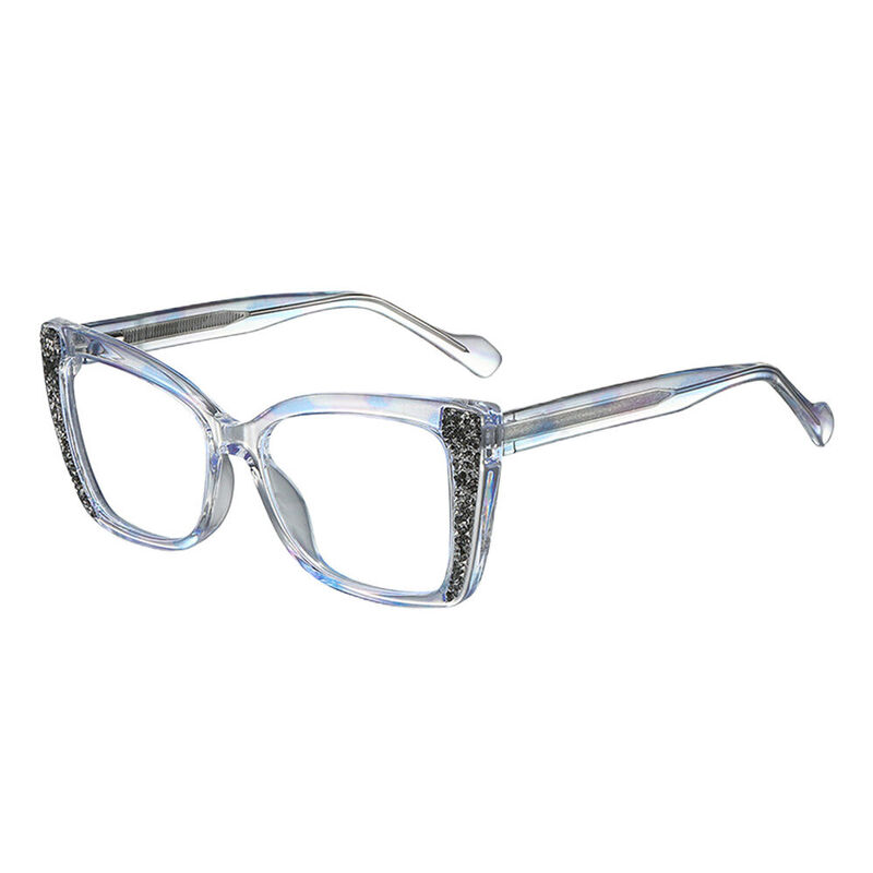 Hira Cat Eye Leopard Glasses