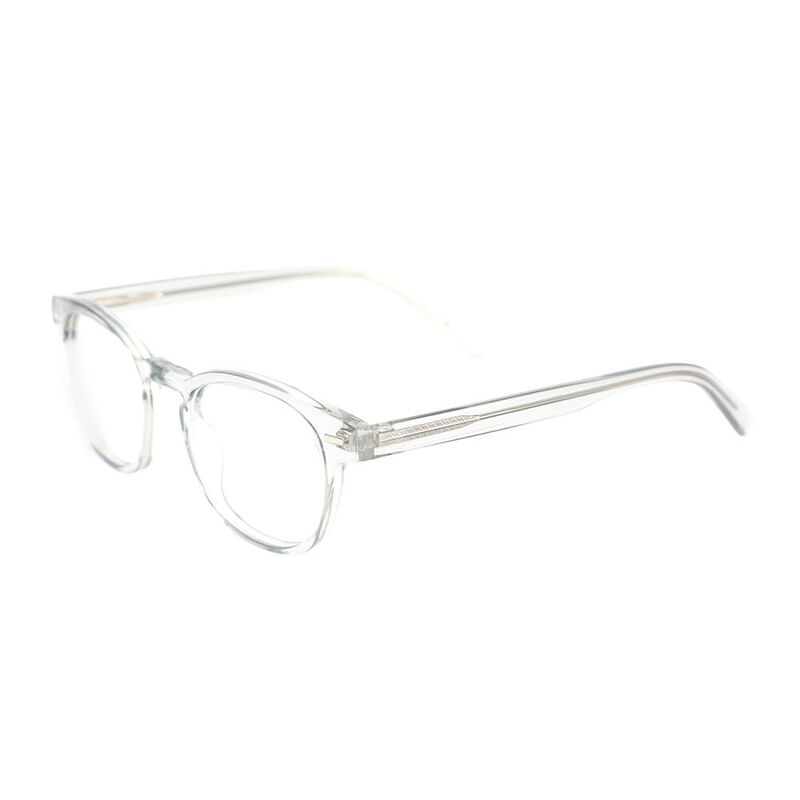 Lew Square Grey Glasses