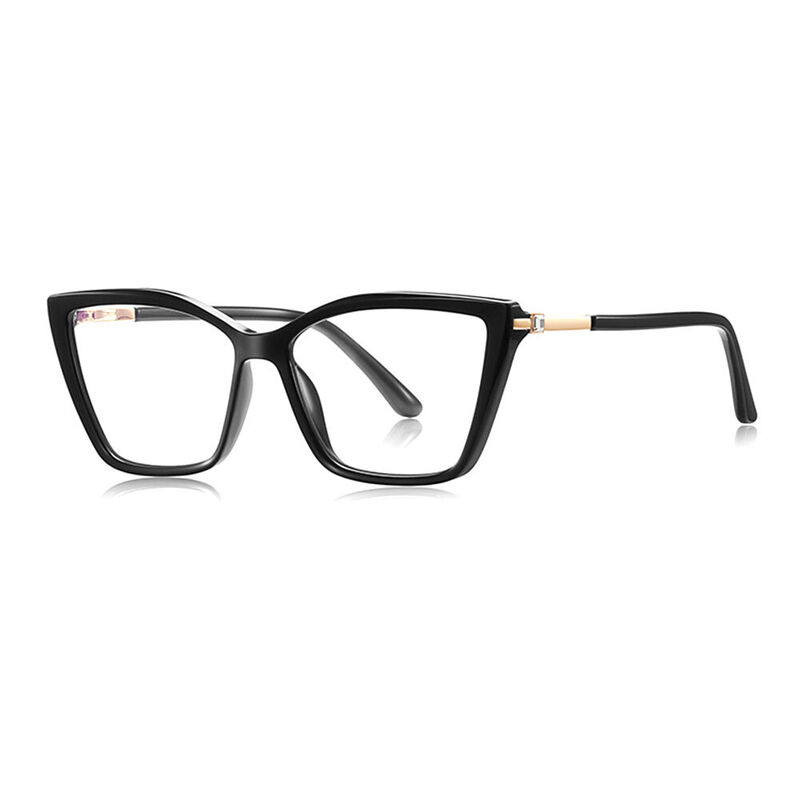 Cheryl Cat Eye Schwarze Brillen