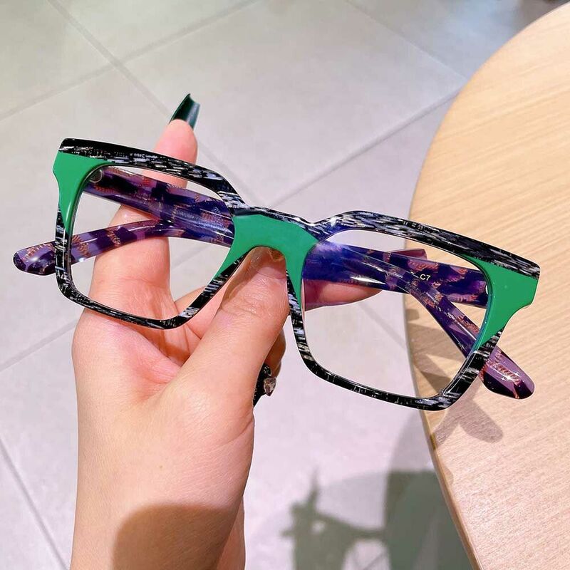Henley Quadratische Graue Brille