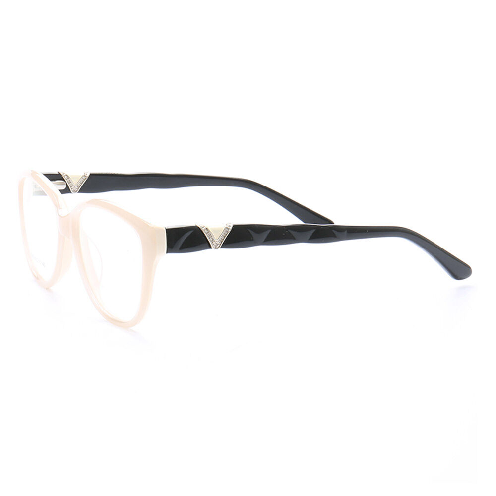 Thomps Square Orange Glasses