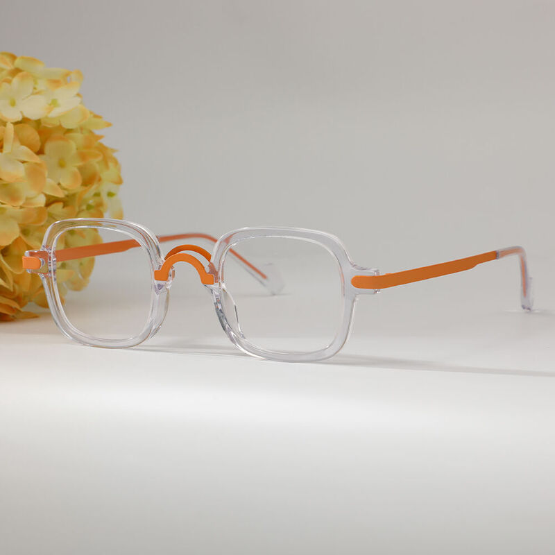 Sapir Square Clear Glasses