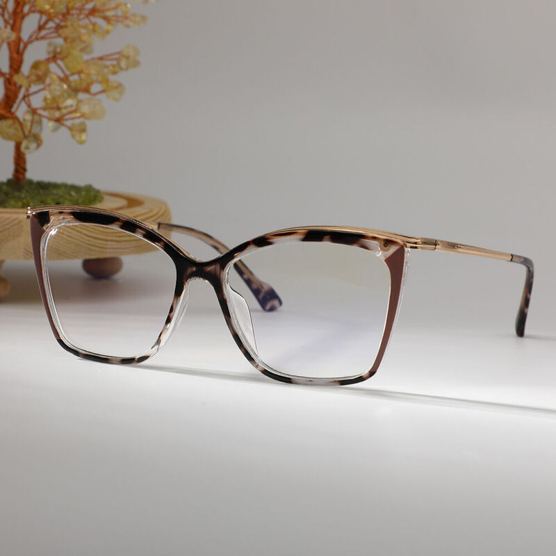 Alcott Cat Eye Leopard Glasses