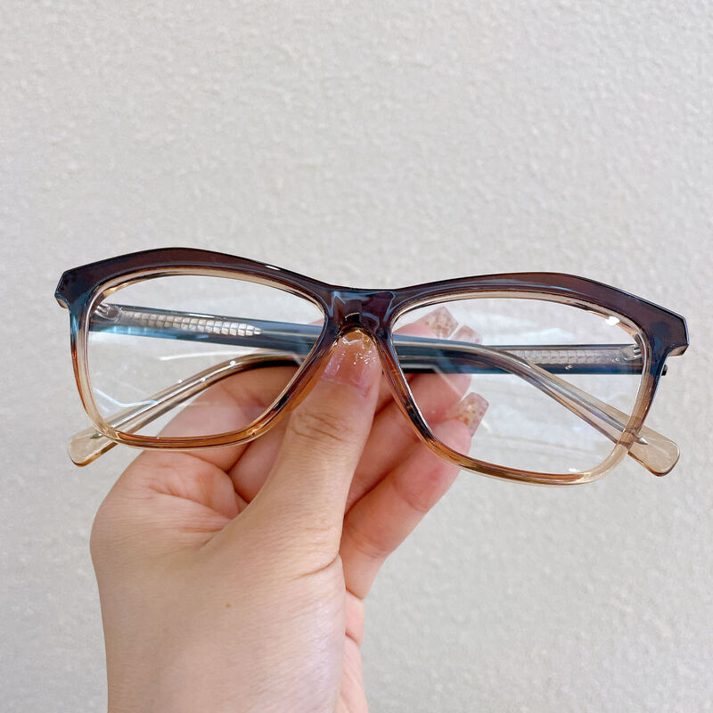 Elsiea Cat Eye Brown Glasses