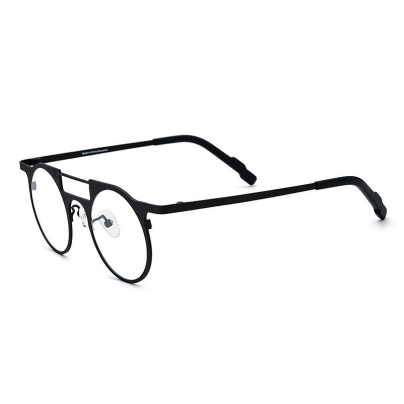 Woolley Round Black Glasses