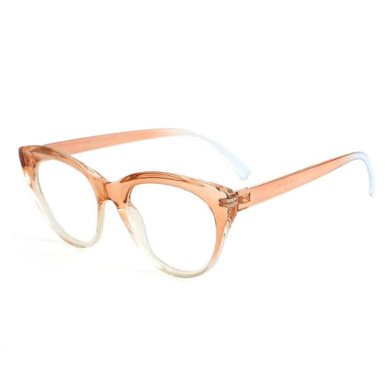 Lunettes de Vue Eleanore Cat Eye Champagne