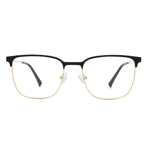 Liz Browline Square Gold Glasses