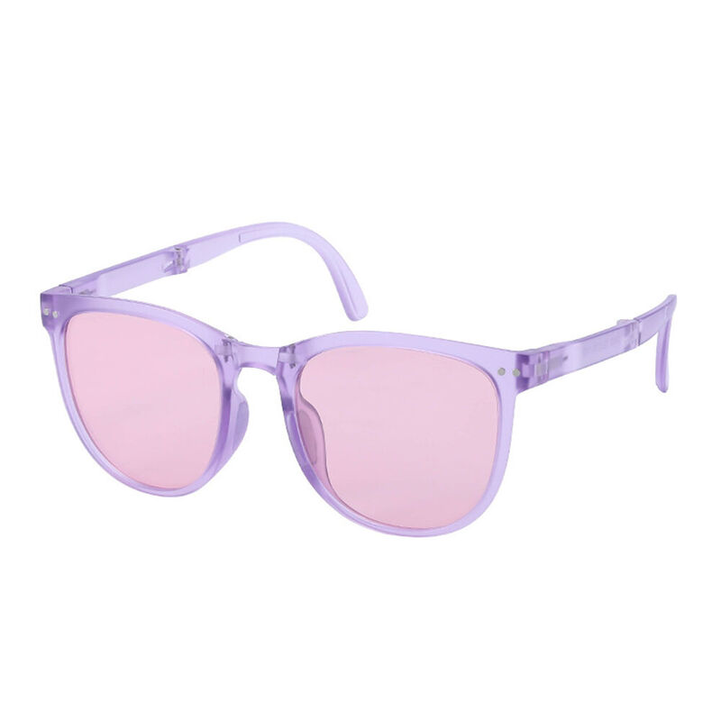 Coriney Square Purple Sunglasses