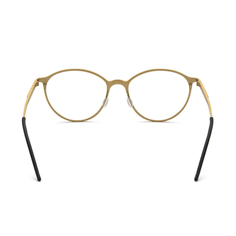 Marta Round Gold Glasses