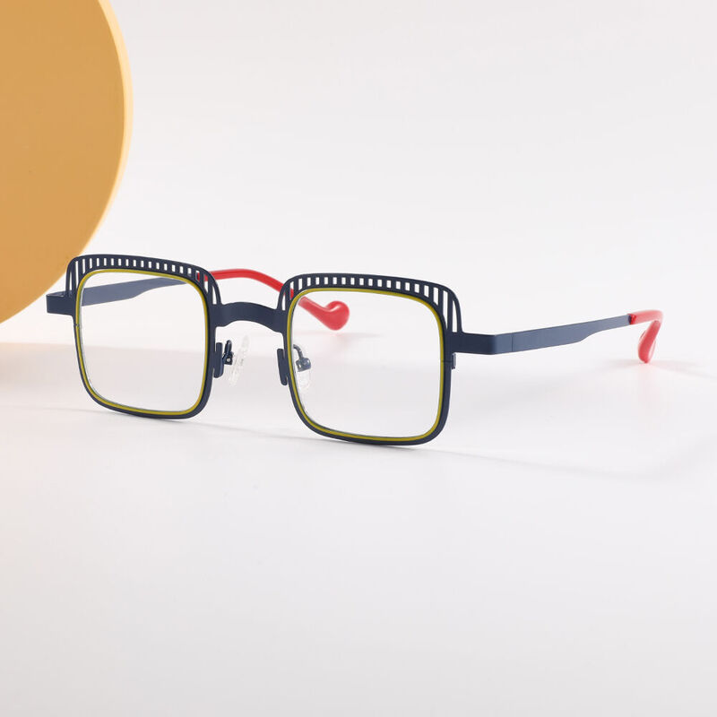 Hope Square Blue Glasses
