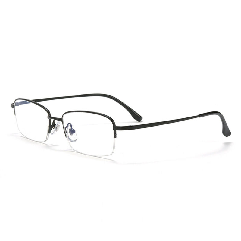 Laurea Rectangle Black Glasses