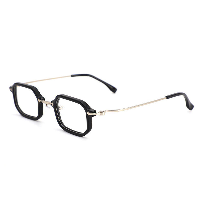 Perry Rectangle Black Glasses