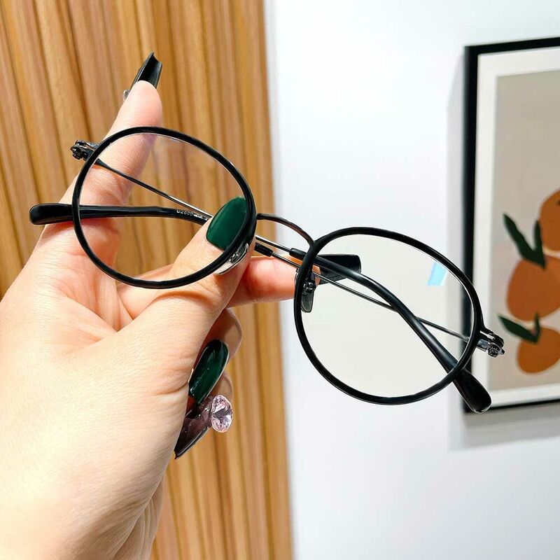 Dodd Rund Schwarz Brille