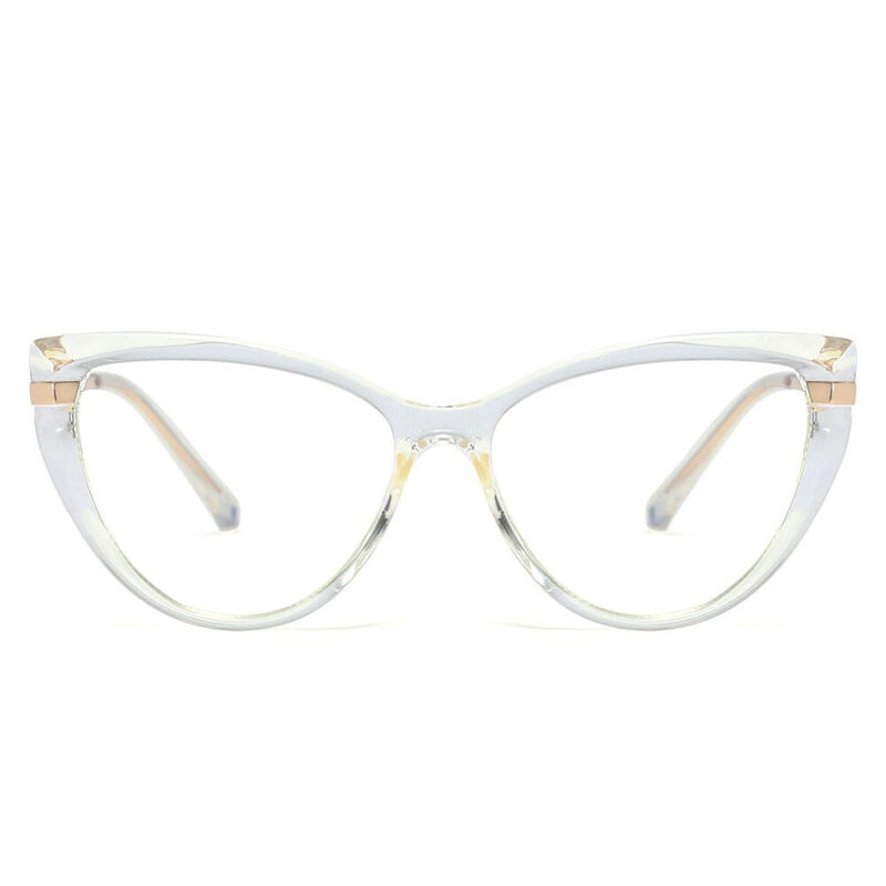 Adamina Cat Eye Clear Glasses