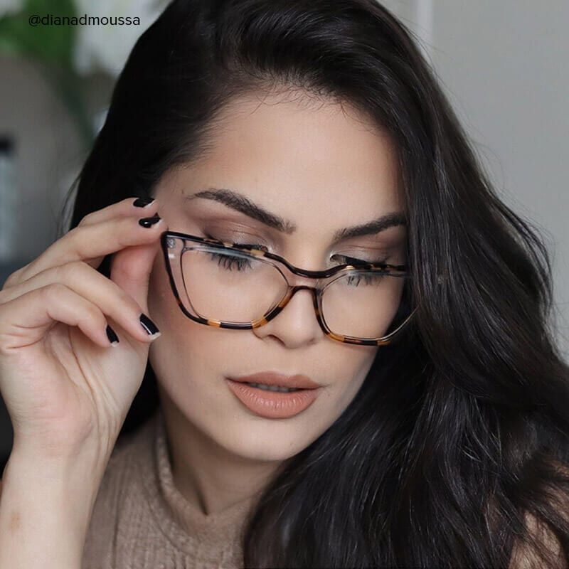 Elsa Cat Eye Tortoise Glasses