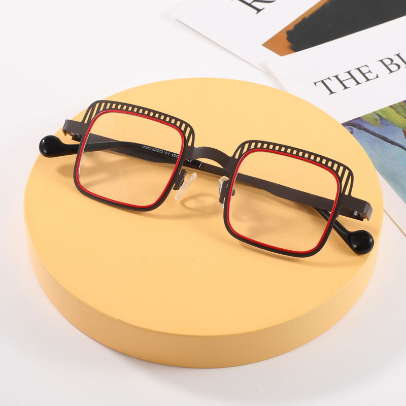Hope Square Brown Glasses