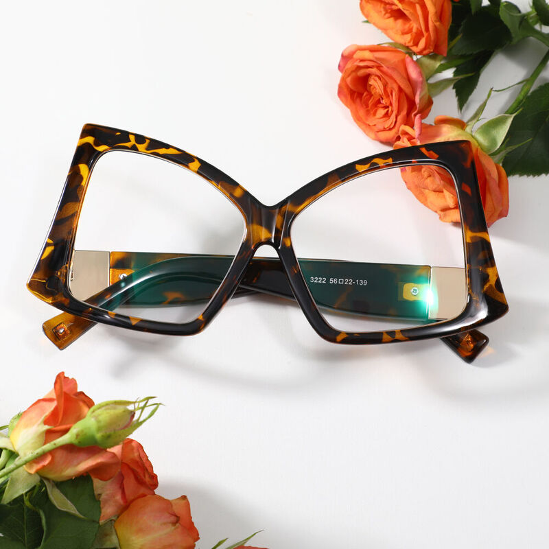 Zebu Cat Eye Tortoise Glasses