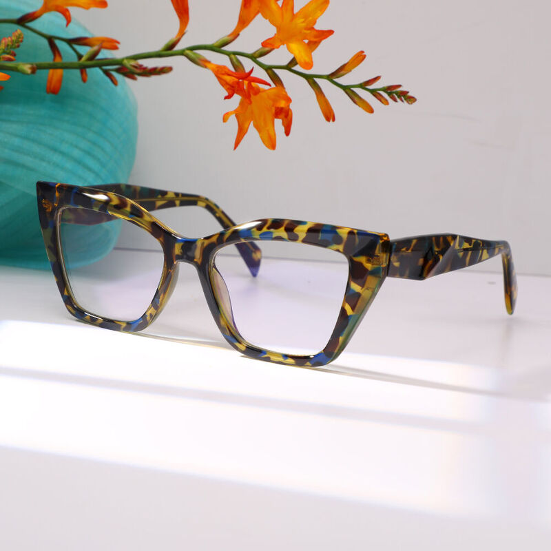 Leighton Cat Eye Tortoise Glasses