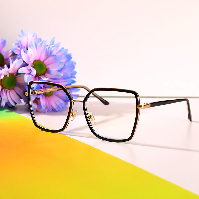 Hemingwe Geometric Black Glasses