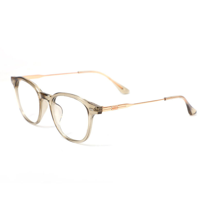 Alger Square Brown Glasses