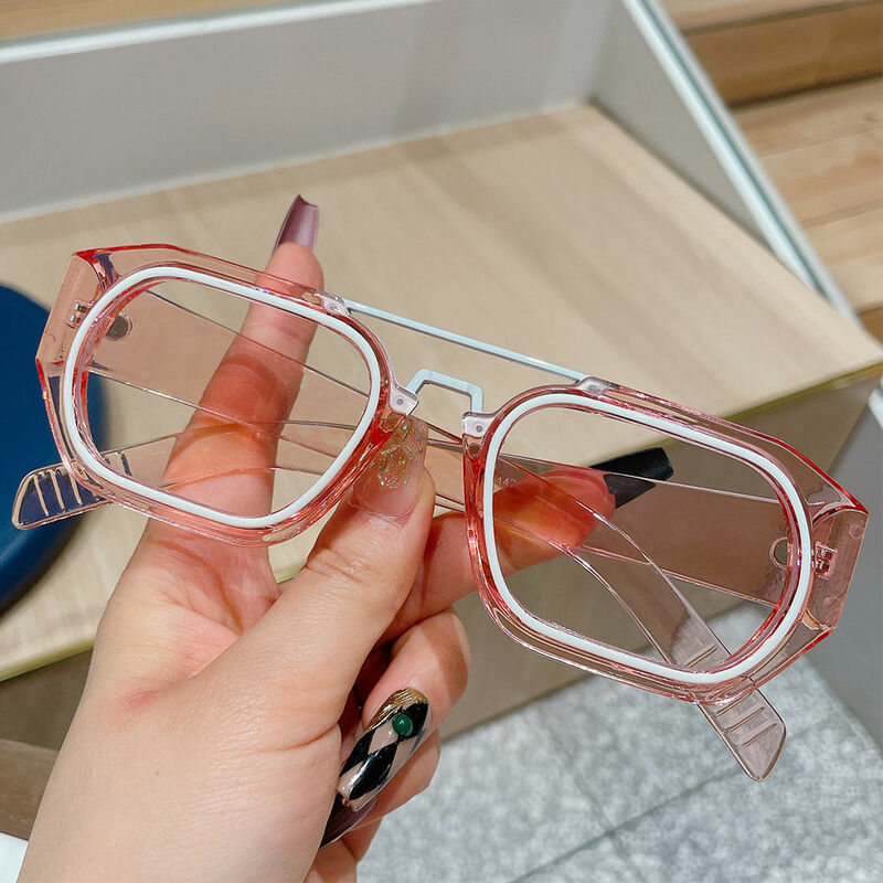 Elvis Aviator Red Glasses