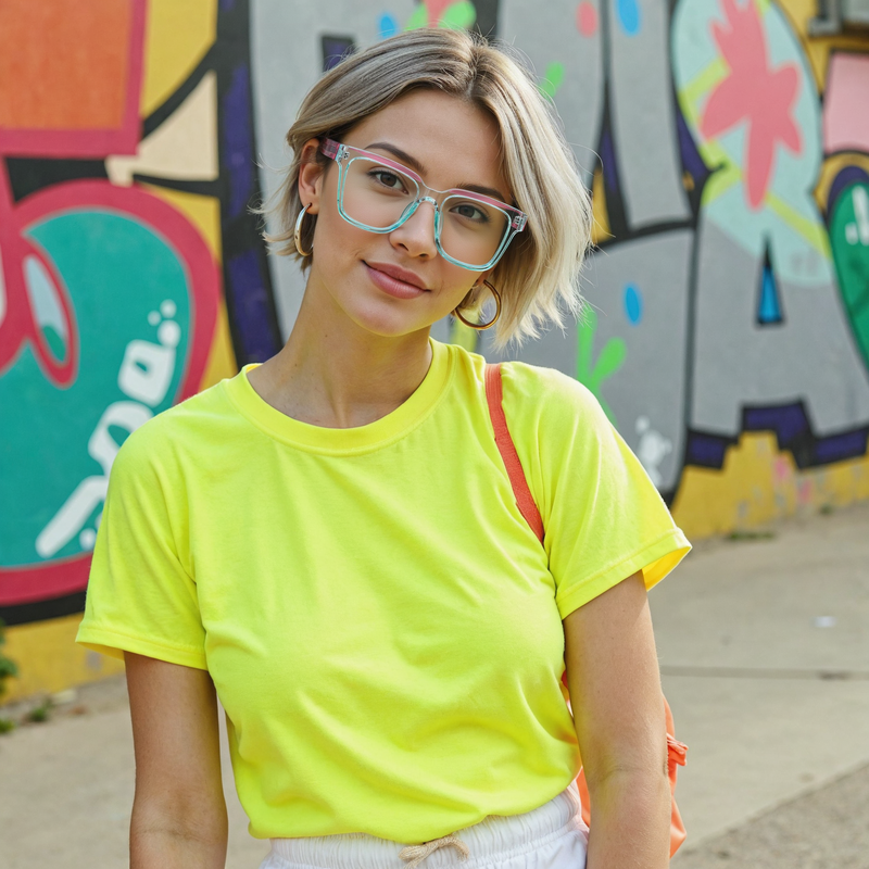 Romeo Square Green Glasses