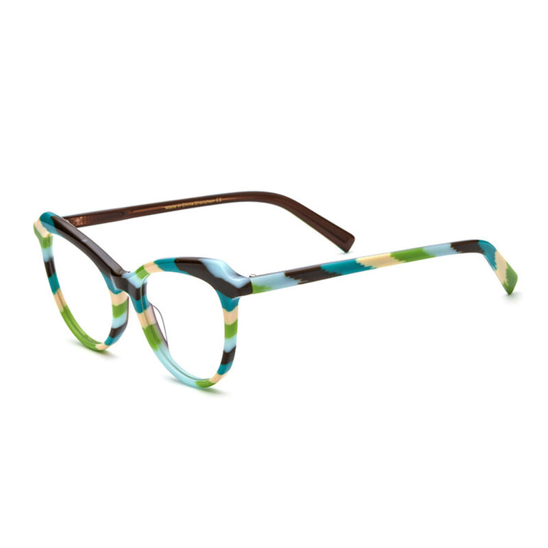 Willett Cat Eye Green Glasses