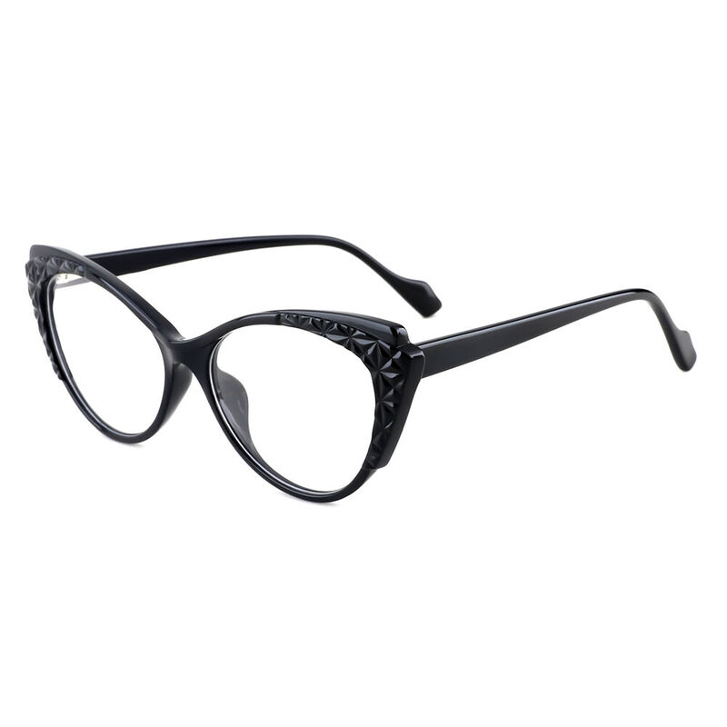 Titus Cat Eye Black Glasses