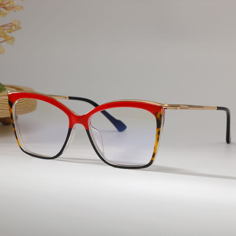 Alcott Cat Eye Red Glasses