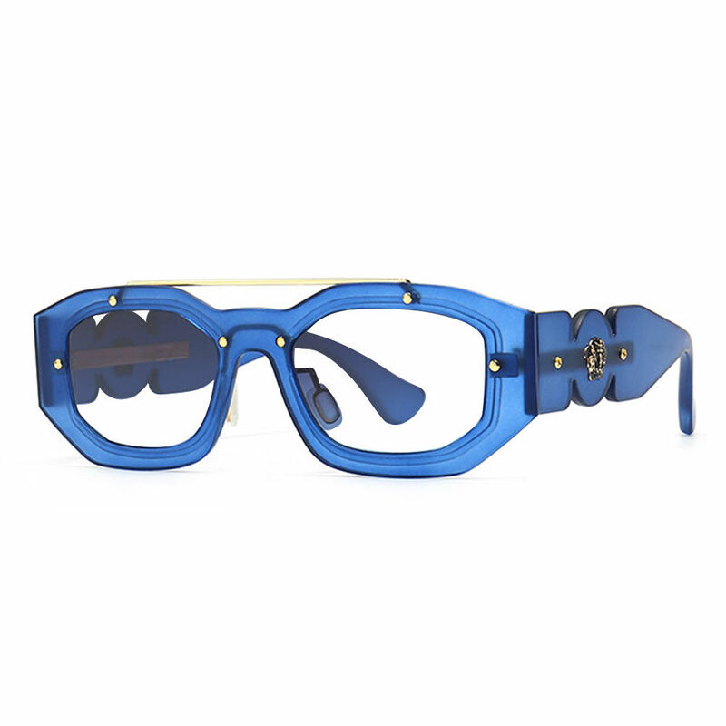 Norah Aviator Blue Glasses