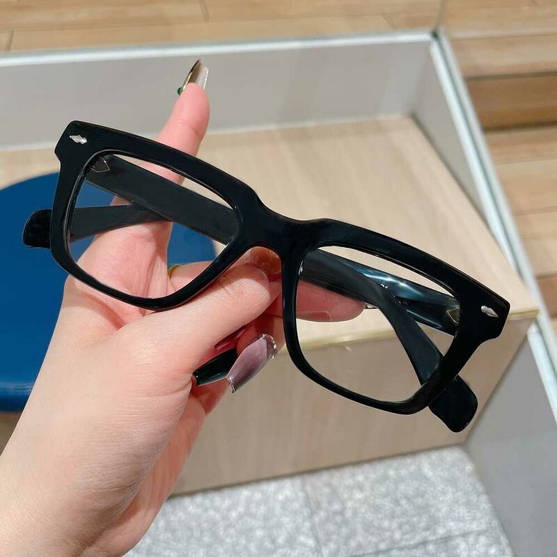 Matthew Quadratische Schwarze Brille